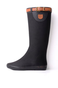 Keddo Rubber Boots with Contrasted Buckle Detail